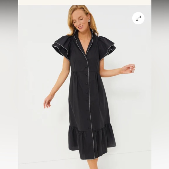 Black midi dress by Tuckernuck - Picture 2 of 12